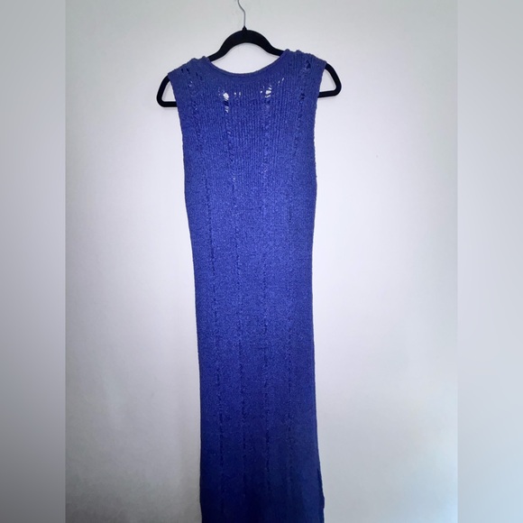 Steve Madden knitted Blue Maxi Dress - Picture 4 of 7